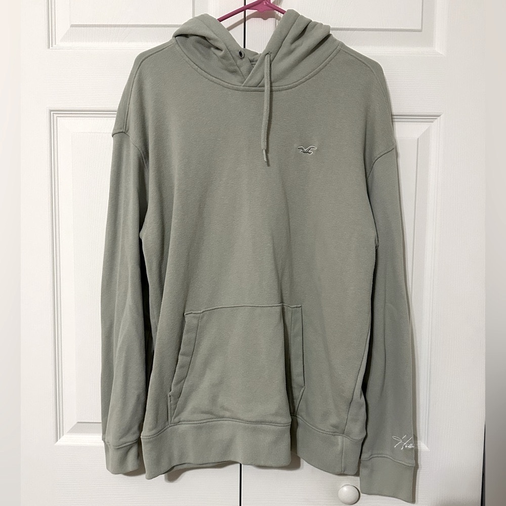 Hollister Sage Green Hoodie